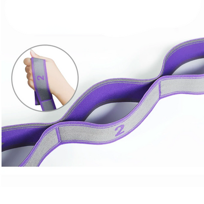 PilatesFlex – Dehn- & Flexibilitätsband mit Schlaufen